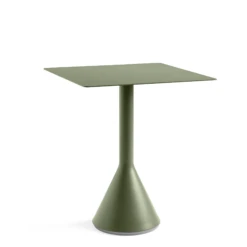 Palissade Cone Table Square By Hay -Home Furnishing Shop 1058111509000 PalissadeConeTableL65xW65xH74olive 2