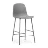 Form Bar Chair With Steel Base By Normann Copenhagen -Home Furnishing Shop 1402007 Form Bar Chair 65cm Steel Grey 01