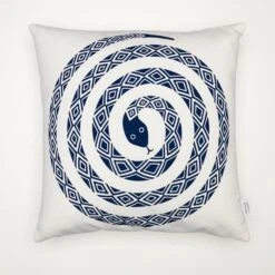Graphic Print Pillow - Snake By Vitra