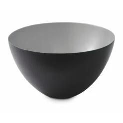 Krenit Bowl Tall Ø25cm By Normann Copenhagen -Home Furnishing Shop 353120 Krenit Bowl Grey O25 TrueToSize