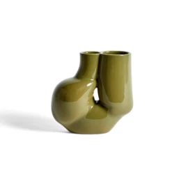 W&S Vases By Wang & Söderström For Hay -Home Furnishing Shop 508176 W and S Chubby Vase olive green
