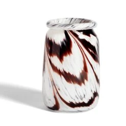 Splash Vase Coffee And White By Hay