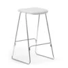 Just Bar Stool Upholstered By Normann Copenhagen -Home Furnishing Shop 602569 Just Barstool 75cm Full Uph Chrome LDS20