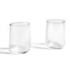 Tela Votives Set Of 2 By Hay -Home Furnishing Shop AB524 A668 AF04 TelaVotivesetof2clear