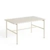 Rebar Coffee Table Rectangular By Hay -Home Furnishing Shop AD134 A392 AK86 RebarCoffeeTableL80xW49xH40.5 beigemarbletabletop alabasterpowdercoatedsteelframe