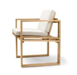 BK10 Dining Chair By Carl Hansen & Søn -Home Furnishing Shop BK10 teak untreated CUBK10 canvas5453 side