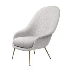 Bat Lounge Chair High Back Conic Base By Gubi