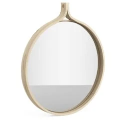 Comma Round Mirror By Swedese