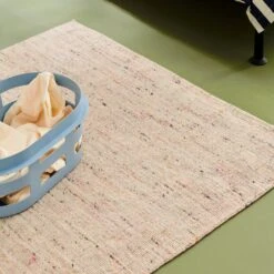 Crayon Rug By Hay -Home Furnishing Shop Crayon Rug multi Laundry Basket S soft blue