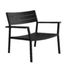 Eos Lounge Armchair By Case -Home Furnishing Shop EOS Lounge Chair black Angled Whitespace
