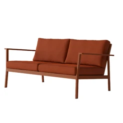 Eos 2-Seater Sofa By Case -Home Furnishing Shop EOS Sofa 2 Seat rust Angle