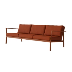 Eos 3-Seater Sofa By Case -Home Furnishing Shop EOS Sofa 3 Seat rust Angle