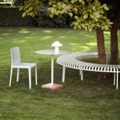 Pao Portable Lamp By Naoto Fukasawa For Hay -Home Furnishing Shop ElementaireChaircreamwhite TerrazzoTableRoundskygreytabletopredbase PalissadeParkBenchskygrey