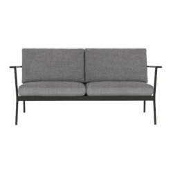 Eos 2-Seater Sofa By Case -Home Furnishing Shop Eos 2 Seat Sofa Black Front Whitespace