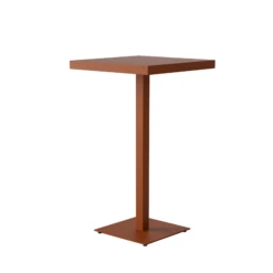 Eos Square Bar Table By Case -Home Furnishing Shop Eos Bar Table Rust Angled Cutout