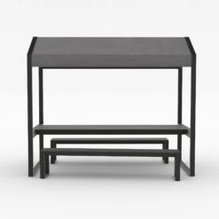 Eos Picnic Table By Case -Home Furnishing Shop Eos Picnic House and Bench Black Whitespace