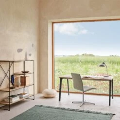Pluralis Table By Kasper Salto For Fritz Hansen -Home Furnishing Shop FH Oxford 3141T chair Pluralis table Kaiser idell 6556 T Planner MC510 shelving Pouf twill weave RGB