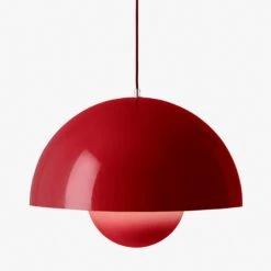 Extra Large Flowerpot Pendant VP2 By &Tradition -Home Furnishing Shop FlowerpotVP2VermillionRed on