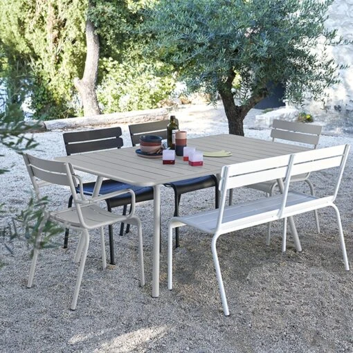 Clearance Luxembourg Rectangular Table / Small L143cm X D80cm / White By Fermob - Image 2