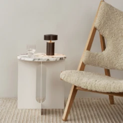 Androgyne Side Table Ø40 By Menu -Home Furnishing Shop MENU Androgyne Side Table Knitting Chair Column Table Lamp Houkime Rug