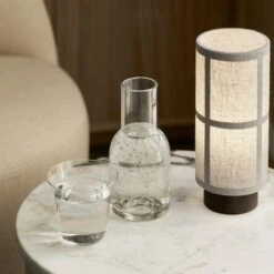 Hashira Portable Table Lamp By Norm Architects For Menu -Home Furnishing Shop MENU Hashira Table Lamp Portable Tearoom Side Chair Swivel 4