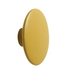 The Dots Hooks Singles Wood By Muuto -Home Furnishing Shop Muuto The Dots coat hanger large mustard 5500x5500px