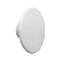 The Dots Hooks Singles Wood By Muuto -Home Furnishing Shop Muuto The Dots coat hanger large white 5500x5500px