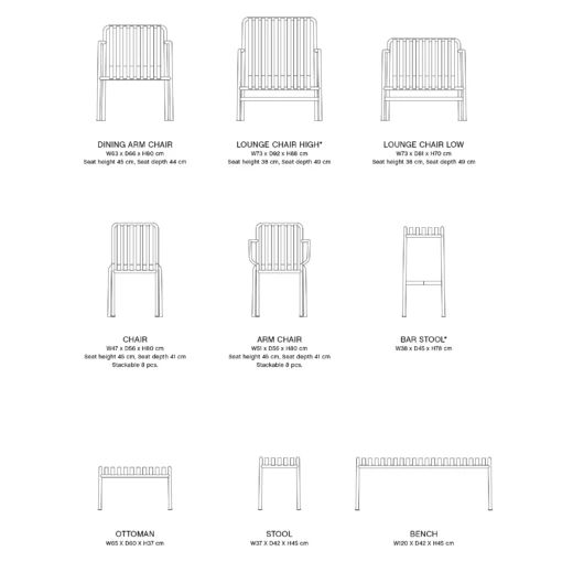 Palissade Lounge Chair High By Hay - Image 4