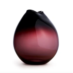 Rock Vase By Kate Hume For When Objects Work -Home Furnishing Shop RockVaseAubergine