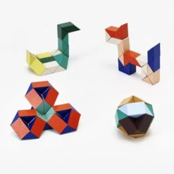 Yellow And Green Snake Blocks By Areaware -Home Furnishing Shop SnakeBlocks small group.hs