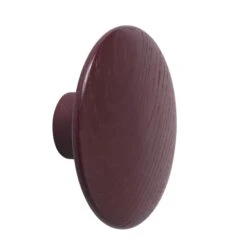 The Dots Hooks Singles Wood By Muuto -Home Furnishing Shop The Dots medium burgundy Muuto 5000x5000 hi res 150