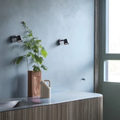 Tip Wall Lamp By Muuto -Home Furnishing Shop Tip wall lamp black ridge vase terracotta tub jug dots metal muuto med res