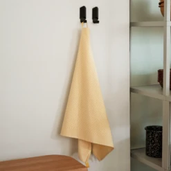 Volet Hook By Hay -Home Furnishing Shop VoletHookblack TeaTowelCheckSetof2softyellow c2d4453b d809 48e9 b252 1fa779b0dacf
