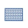 Rythym Letterpress Card - Cornish Blue By Esme Winter -Home Furnishing Shop esme rythm blue