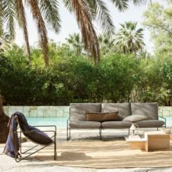 Desert Sofa 3 Seater By Ferm Living -Home Furnishing Shop fermLIVING SS22 DesertSofa 3seater BlackDarkSand image 1