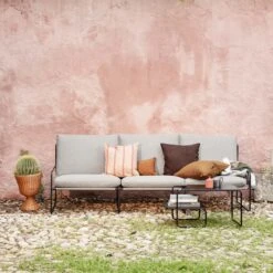 Desert Sofa 3 Seater By Ferm Living -Home Furnishing Shop fermLIVING SS22 DesertSofa BlackDarkSand Sofa