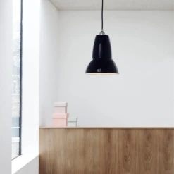 Original 1227 Midi Pendant By Anglepoise -Home Furnishing Shop original 1227 midi pendant jet black 2